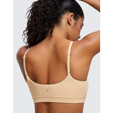 CRZ YOGA Womens Adjustable Butterluxe Sports Bra