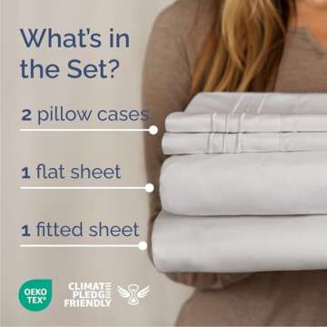 King Size 4 Piece Sheet Set - Comfy Breathable & Cooling Bed Sheets Set - Hotel Luxury Bedding for W...