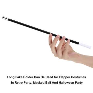 Stylish 1920s Costume Fake Holder for Parties and Events