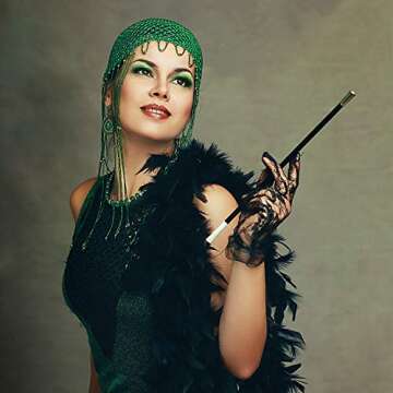 Stylish 1920s Costume Fake Holder for Parties and Events