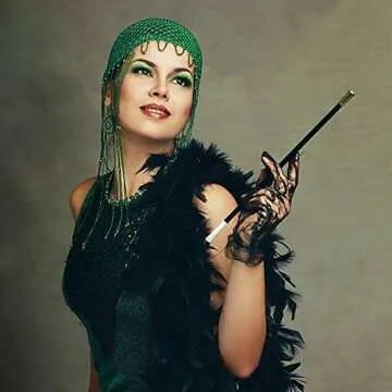 Stylish 1920s Costume Fake Holder for Parties and Events
