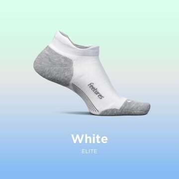 Feetures Elite Max Cushion No Show Tab Socks - Performance Comfort