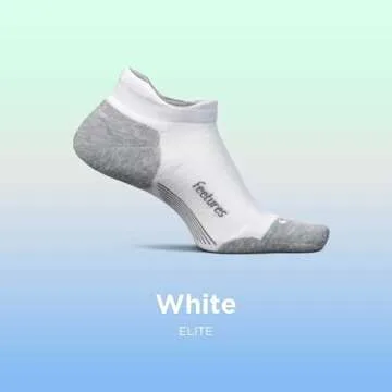 Feetures Elite Max Cushion No Show Tab Socks - Performance Comfort