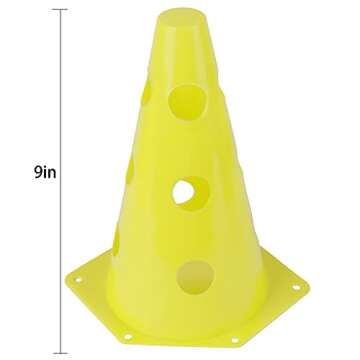 Suwimut 24 Pack Plastic Agility Cones - Versatile Sports Training Fun