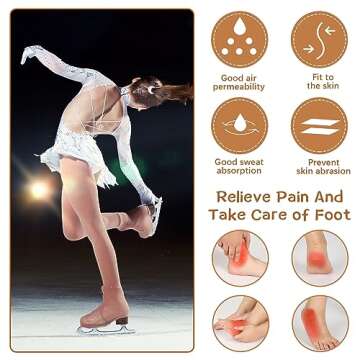 Suhine 4 Pcs Ankle Gel Sleeves for Ultimate Comfort