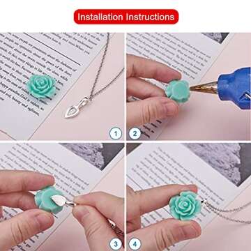 Pandahall 50pcs Alloy Antique Silver Leaf Glue-on Flat Pad Bails Pad Pendant Bails Cabochon Setting Jewelry Findings Hole: 4x6mm