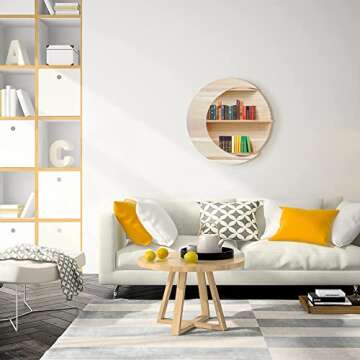 KOKETOMI Crescent Moon Shelf - Unique Home Decor Gift