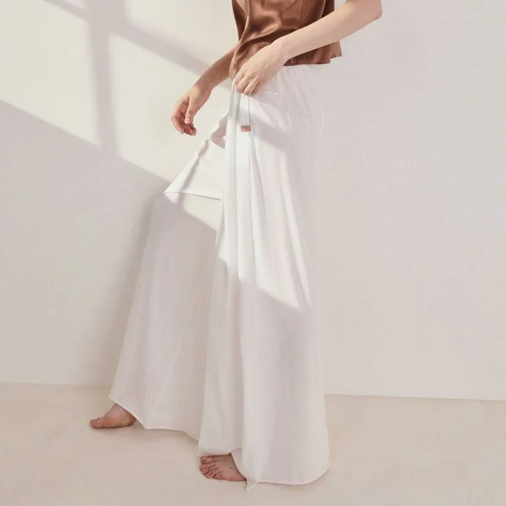 Stylish Organic Pima Wide Leg Pants for Comfort