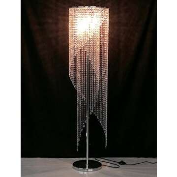 Elegant Surpars House Crystal Floor Lamp for Modern Spaces