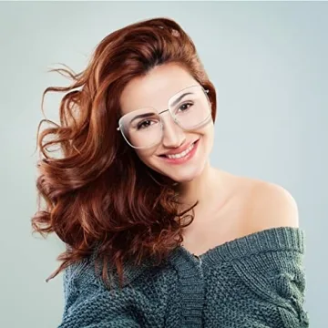 Oversized Silver Square Reading Glasses - Stylish & Functional