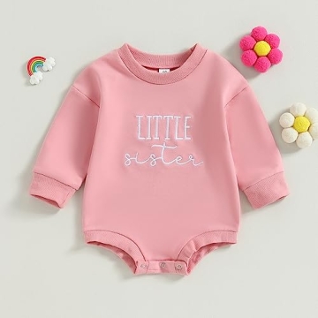 BOIBOKOKO Big Brother Little Sister Sweatshirt Romper