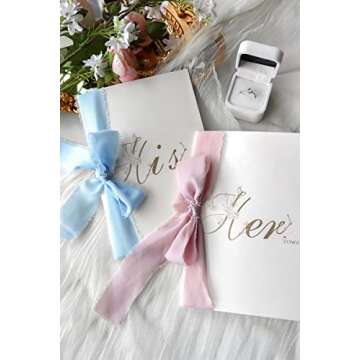 Kainonnan 3 Rolls Blue Ribbons Handmade 1.5" x 7Yd Chiffon Ribbon for Gifts Wrapping, Wedding Invitations Wedding Bouquets Decor (Blue)