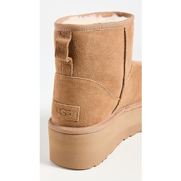 UGG Women's Classic Mini Platform Boots in Ultra Matte White