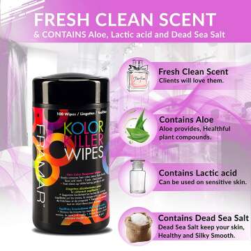 Framar Kolor Killer Wipes Hair Dye Remover 100 Count
