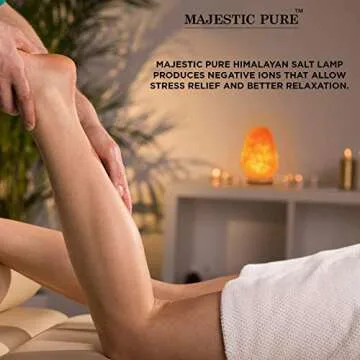 Majestic Pure Himalayan Salt Lamp - Natural Glow & Benefits