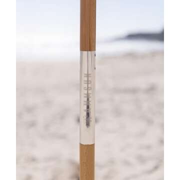 AMMSUN Boho Beach Cabana with Fringe Instant Sun Shade