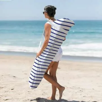 AMMSUN Boho Beach Cabana with Fringe Instant Sun Shade