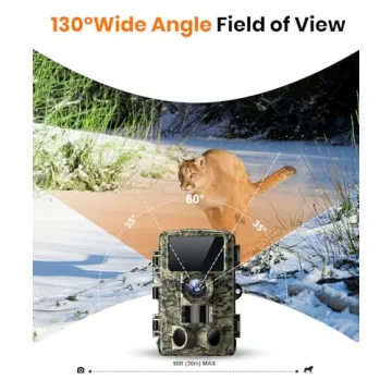 Dargahou Trail Camera 4K 48MP with Night Vision and Waterproof