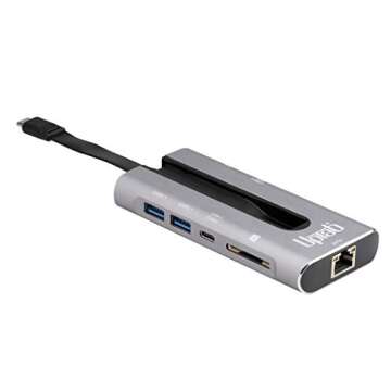 UPTab USB C 3.2 10Gbps 4K 60Hz HDR Hub for MacBook Pro