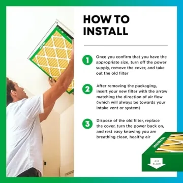 Filterbuy 20x25x4 MERV 11 Air Filters for Allergens