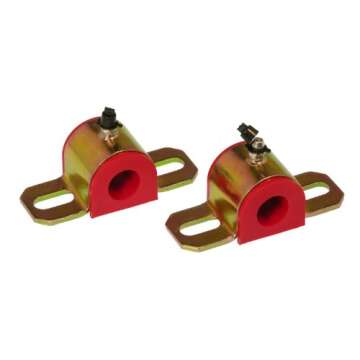 Prothane Universal Greasable Sway Bar Bushings - 30MM - Type B Bracket - Stylish Red