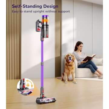 VIAFLY 550W Cordless Vacuum Cleaner for Pet Hair & More