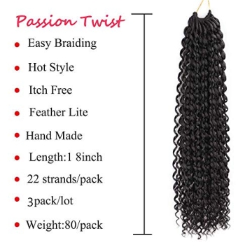 Passion Twist Crochet Hair for Stylish Braids and Twists