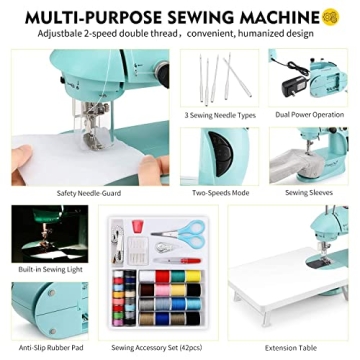 Compact Magicfly Mini Sewing Machine for Beginners