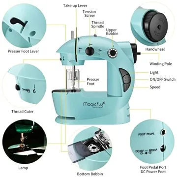 Compact Magicfly Mini Sewing Machine for Beginners
