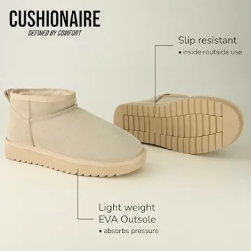Stylish CUSHIONAIRE Women's Hip 2 Snow Boots for Comfort