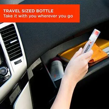 WHOOSH! Glasses Cleaner Spray - 30 ml + 1 Microfiber Cleaning Cloth - Travel Size Laptop Screen Cleaner for MacBook, Computer, Portable Car Screen Cleaner for Phone, iPad - Electronic Cleaner Kit