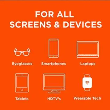 WHOOSH! Glasses Cleaner Spray - 30 ml + 1 Microfiber Cleaning Cloth - Travel Size Laptop Screen Cleaner for MacBook, Computer, Portable Car Screen Cleaner for Phone, iPad - Electronic Cleaner Kit