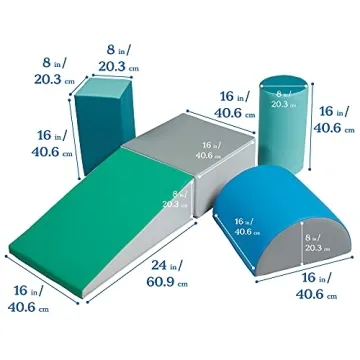 ECR4Kids SoftZone Climb Playset for Active Toddlers
