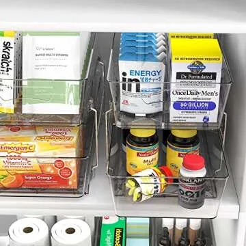 Simple Houseware 2 Tier Organizing Basket for Easy Access