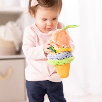 Melissa & Doug Ice Cream Clip-On Infant Toy with Sound