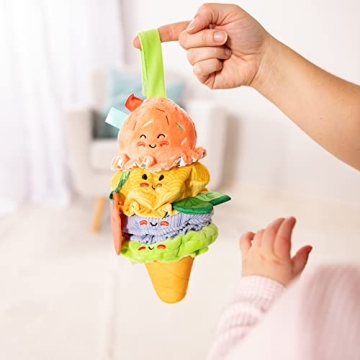 Melissa & Doug Ice Cream Clip-On Infant Toy with Sound
