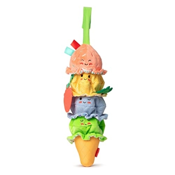 Melissa & Doug Ice Cream Clip-On Infant Toy with Sound