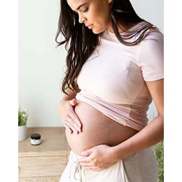 Sensible Organic Belly Balm | All-Natural Pregnancy Skincare with Shea Butter for Stretching Skin (2 oz)