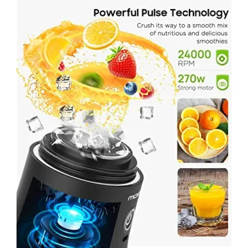 MoKo Portable Blender 270W Perfect for Smoothies and Shakes