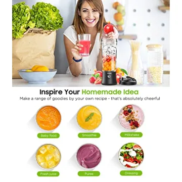 MoKo Portable Blender 270W Perfect for Smoothies and Shakes