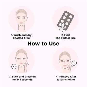 ROSELYNBOUTIQUE Pimples Patches for Face (72, Dots)