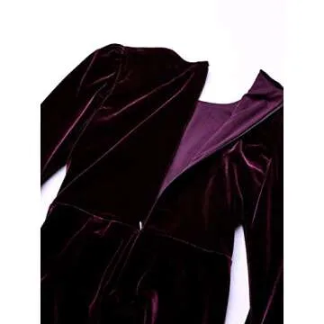 Calvin Klein Long Sleeve Velvet Sheath Dress for Women