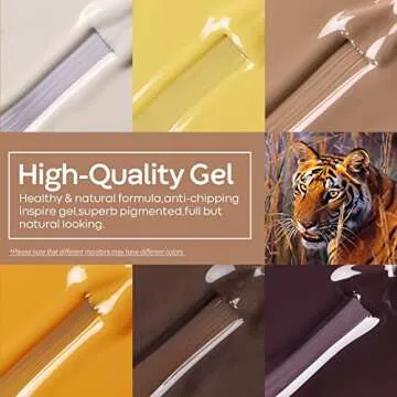 Modelones Gel Nail Polish 6 Colors for Stylish Manicure