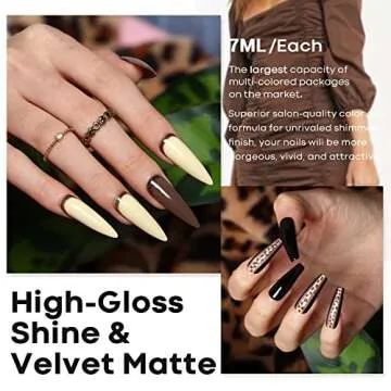 Modelones Gel Nail Polish 6 Colors for Stylish Manicure