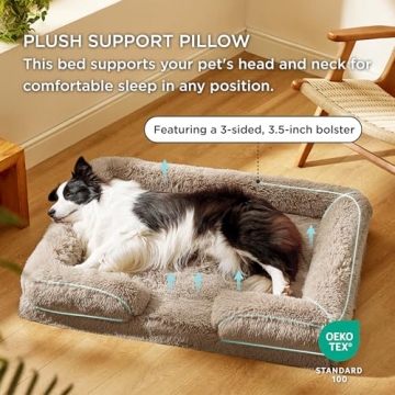 Bedsure Orthopedic Dog Bed for Large Dogs Comfort Support