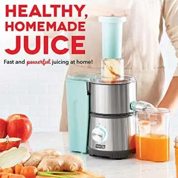 Dash Compact Juicer - Effortless Juicing in Aqua Color