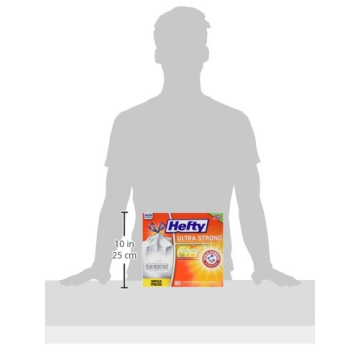 Hefty Ultra Strong 13 Gallon Trash Bags with Citrus Twist
