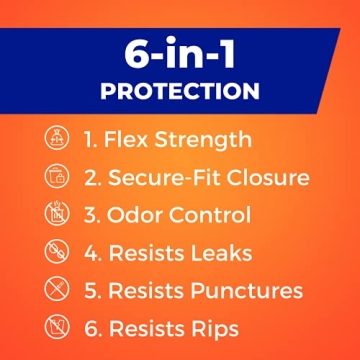 Hefty Ultra Strong 13 Gallon Trash Bags with Citrus Twist