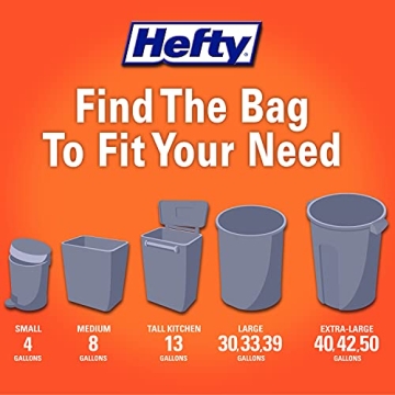 Hefty Ultra Strong 13 Gallon Trash Bags with Citrus Twist