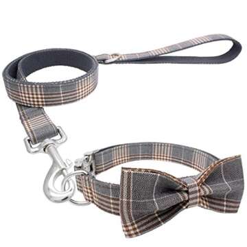 YOY Soft Adjustable Pet Collar and Leash Set for Dogs